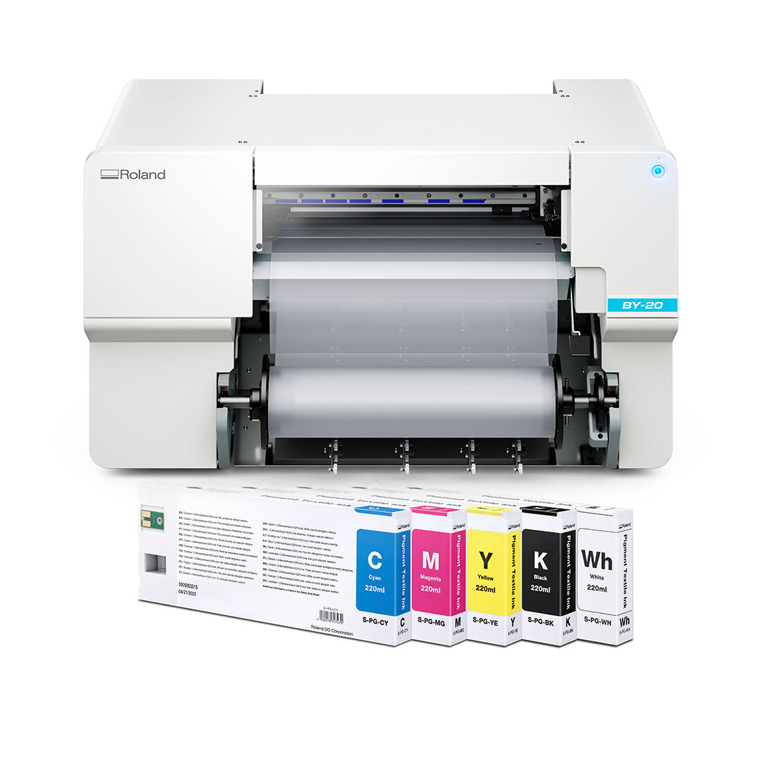 BY-20 DTF printer with CMYK inks