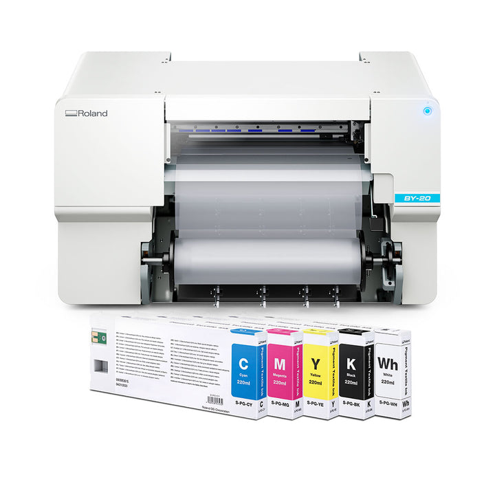 BY-20 DTF printer with CMYK inks