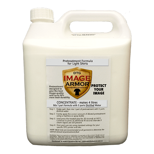 Image Armor Light Pre Treatment for Light Colours to White Garments. - Machines Plus