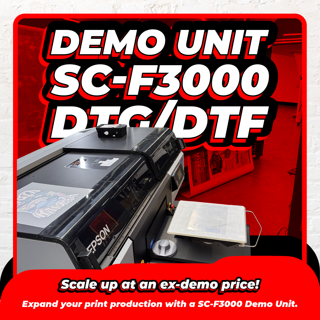 Demo Unit Epson SC-F3000 DTG/DTF Printer