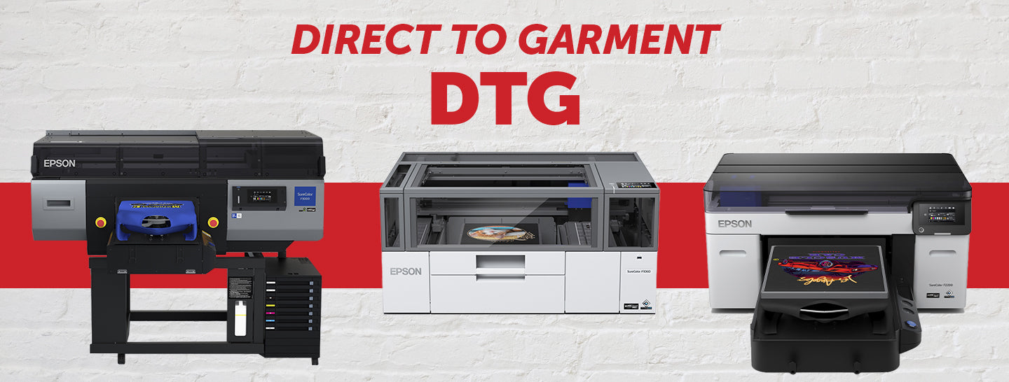Epson DTG Printer Range - SC-F3000, SC-F2260, SC-F1060