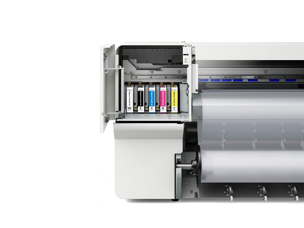 BY-20 DTF printer showing where ink is installed.