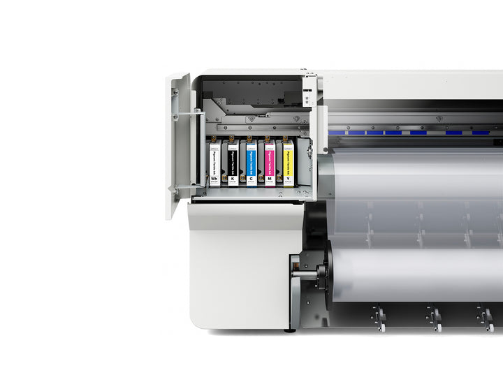 BY-20 DTF printer showing where ink is installed.