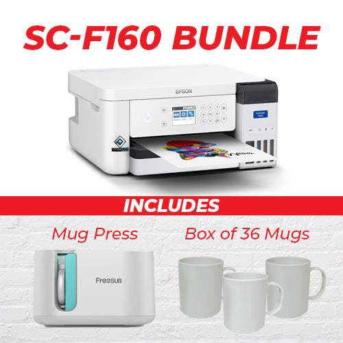 Epson SureColor F160 Printer Mug Press Bundle