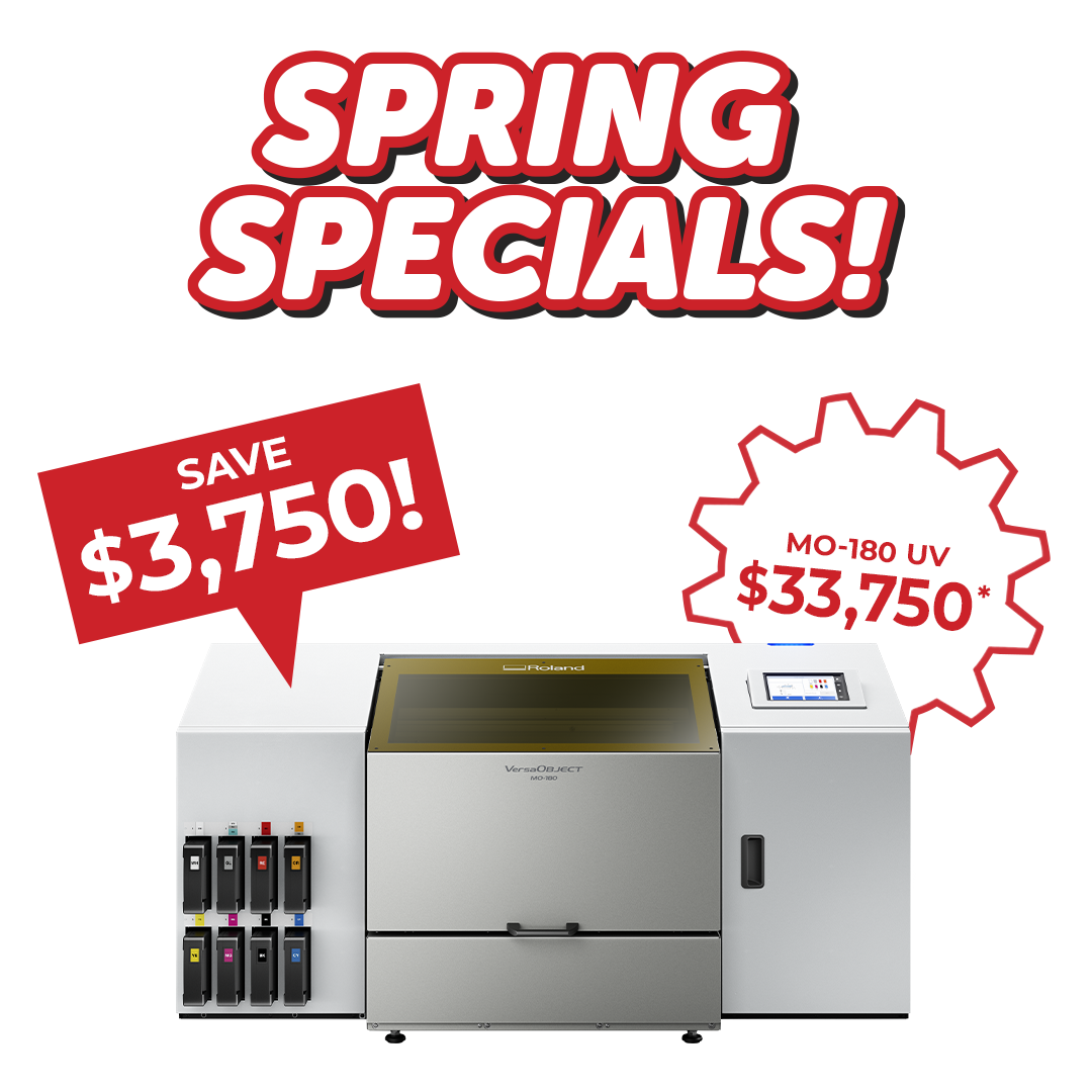 Roland DG MO-240 & 180 Flatbed UV Printer