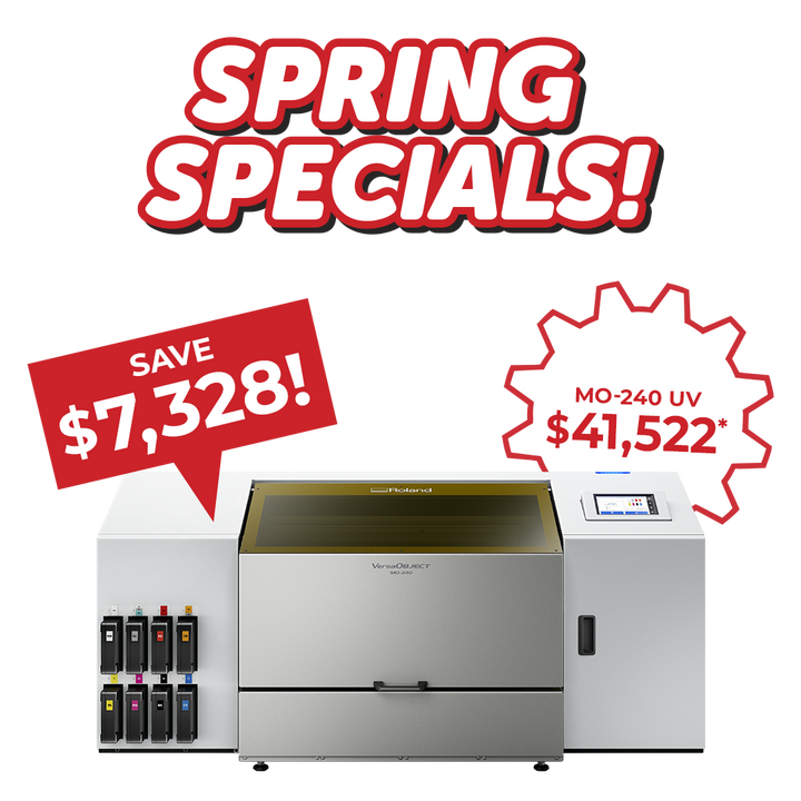 Roland DG MO-240 & 180 Flatbed UV Printer