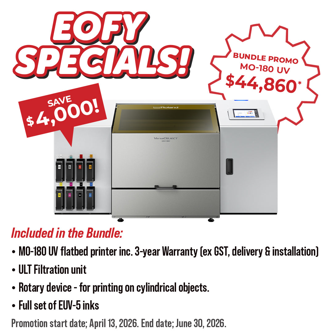 Roland DG MO-240 & 180 Flatbed UV Printer