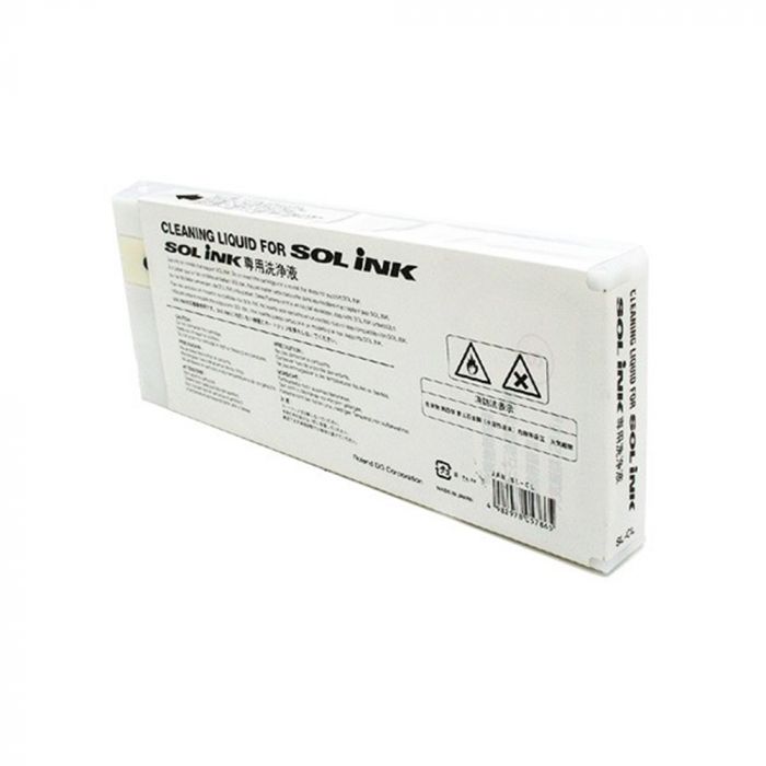 Box of Sol-ink cleaning liquid on a white background