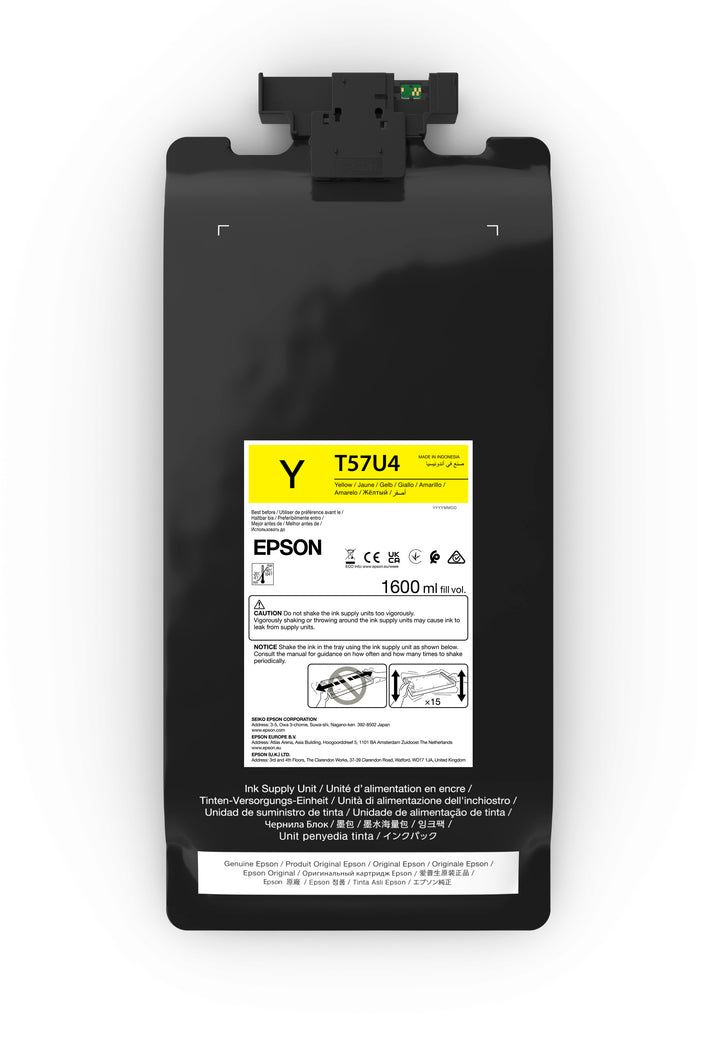 Epson Ultrachrome DF ink cartridge with label on a white background