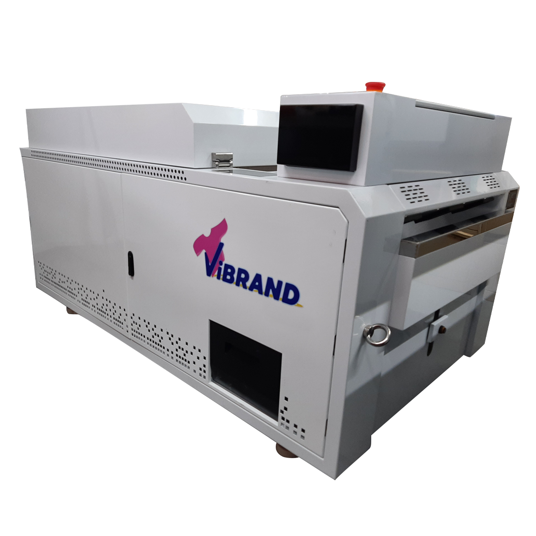 Large industrial Shaker Oven Unit  with 'Vibrand' logo on a white background