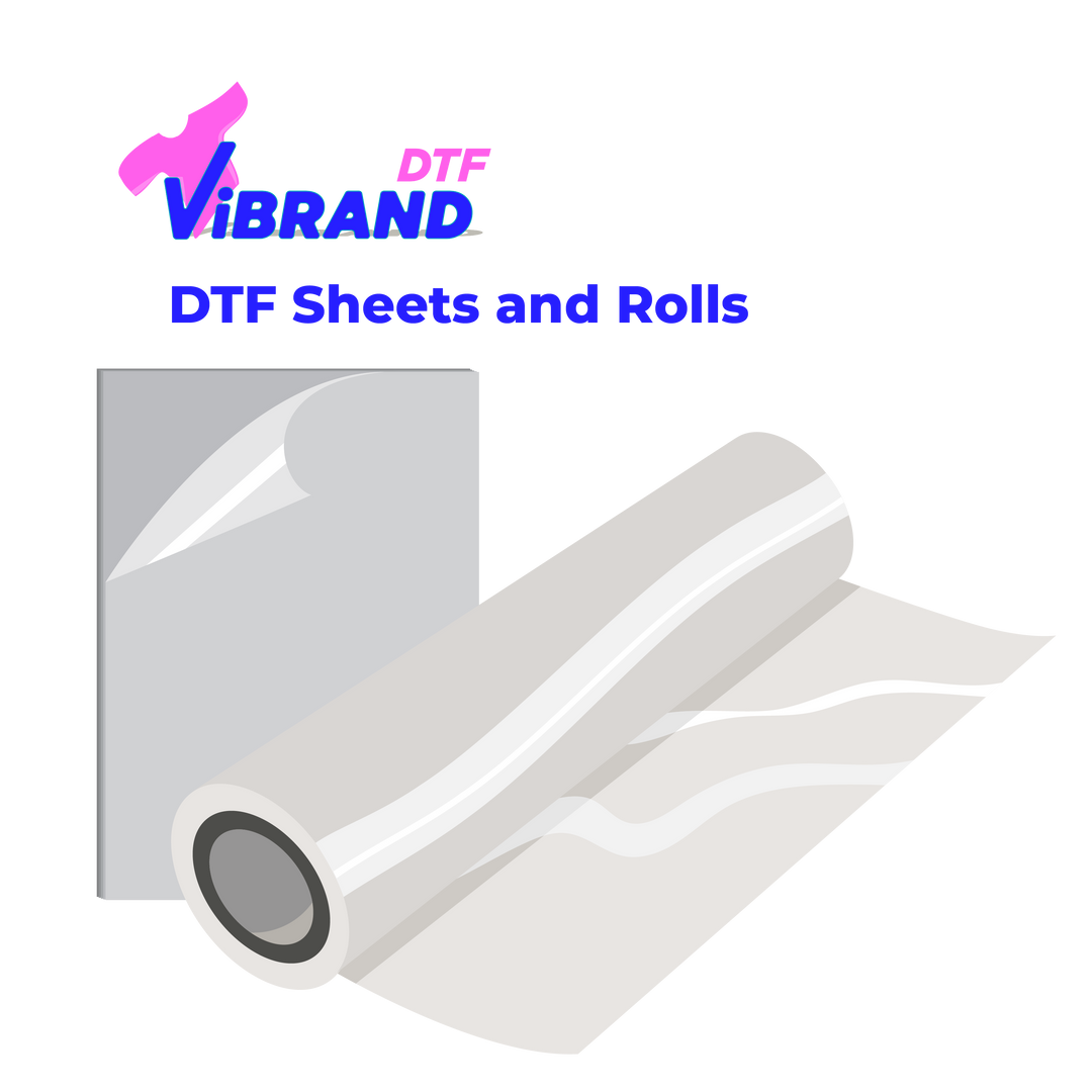 Vibrand DTF Transfer Film – Sheets & Rolls