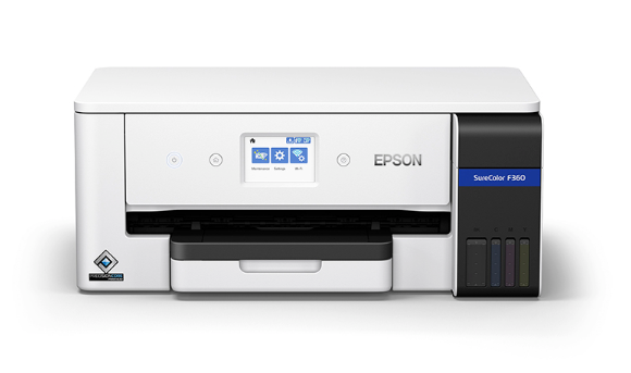 Epson SureColor SC-F360 A3 Dye Sublimation Printer for Custom Apparel, Promotional Products and Merchandise Printing.