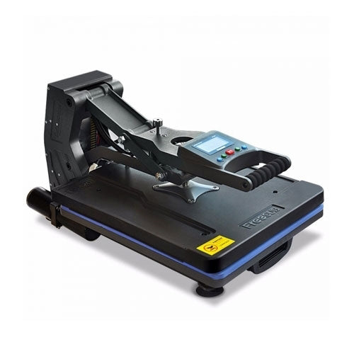 FreeSub ST-4050A flat heat press closed, showing digital controls and compact design, ideal for sublimation DTG, DTF and heat transfer vinyl.