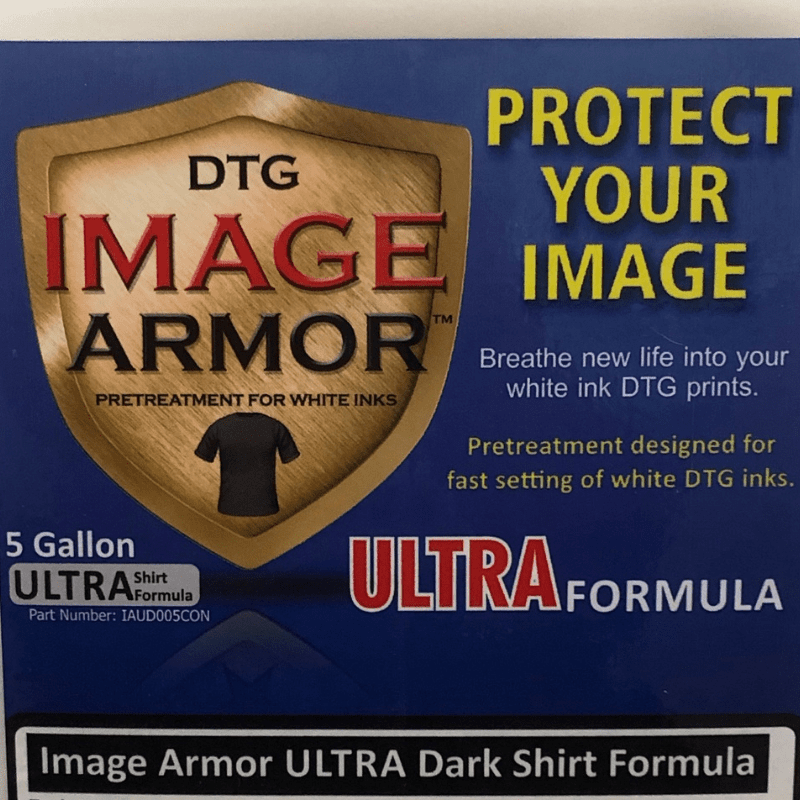 Image Armor Ultra Pre Treatment for Mid Dark to Black Garments. - Machines Plus