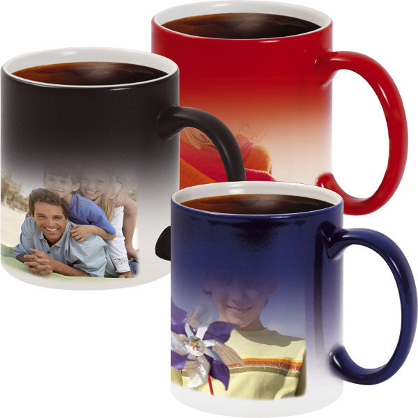 Magic Colour Change Ceramic Mug 11 oz- For Dye Sublimation (Box of 4)