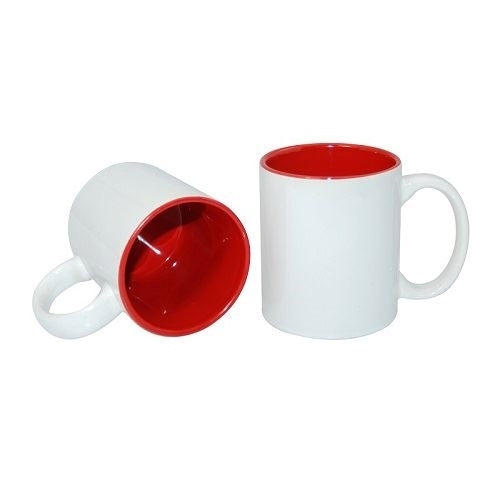 Sublimation Coffee Mug 11oz with Coloured Inner (Box of 36)