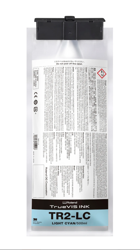 Roland DG TrueVIS TR2 Ink for SG and VG Series in Light Cyan 500ml