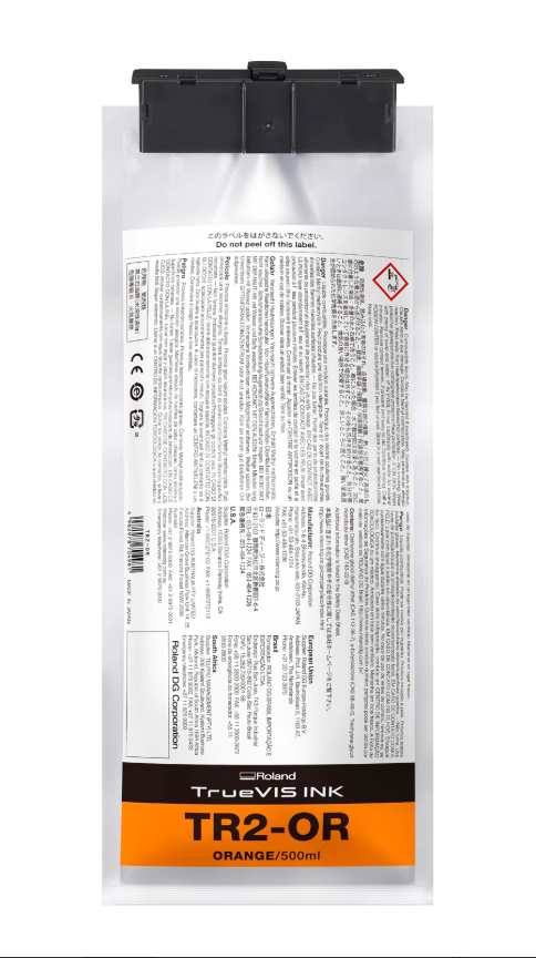 Roland DG TrueVIS TR2 Ink for SG and VG Series in Orange 500ml