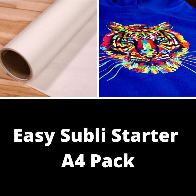 Siser Easy Subli Starter Packs - A4 & A3 Sheets with TTD Special application Tape - Machines Plus