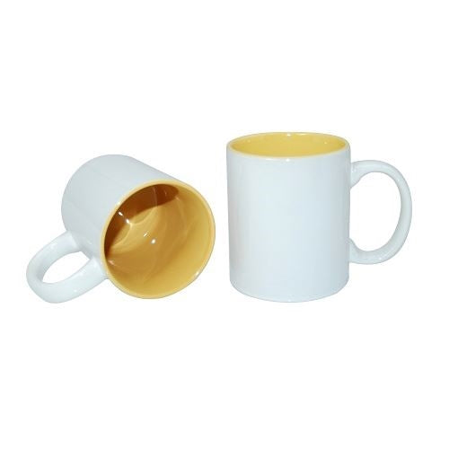 Sublimation Coffee Mug 11oz with Coloured Inner (Box of 36)